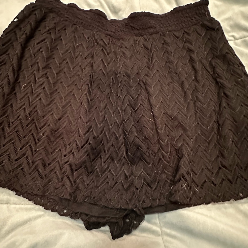 Eye Candy Black Lacy Shorts 3X